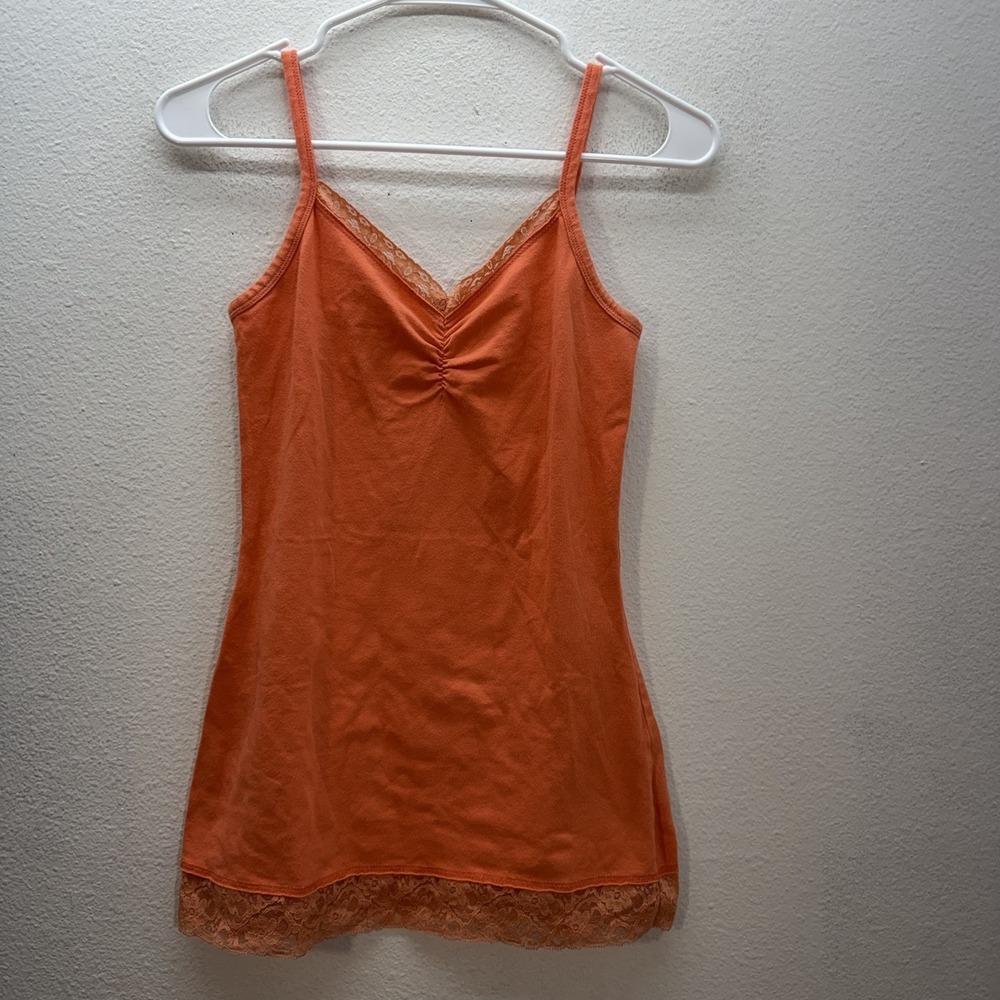 Vtg‎ Y2K BKE Lace Babydoll Tank Top M Fairy Camisole Cami Strappy Coquette